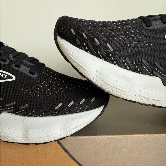 Brooks Glycerin GTS 20 Black/White Women Running Sneakers - SZ 8 - Picture 9 of 14